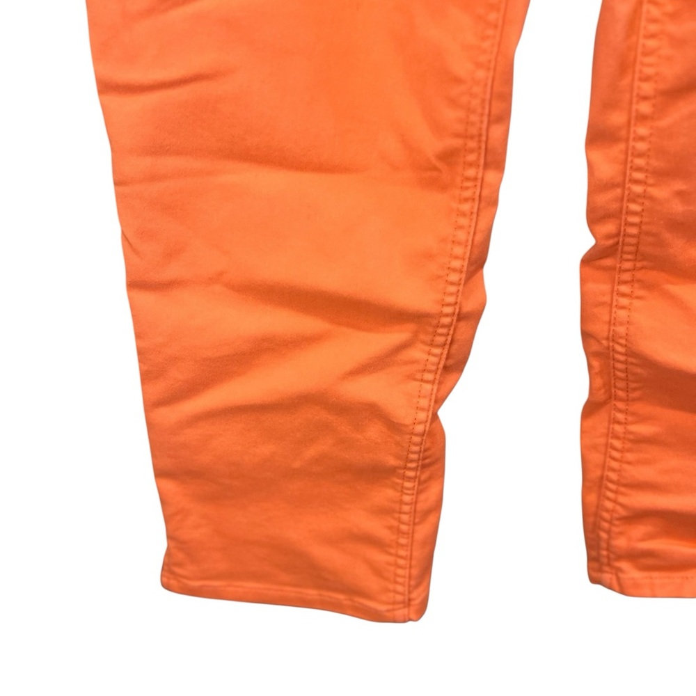 🩷 FREE WITH ANY PURCHASE Liz Claiborne Woman’s Coral Orange Capri Jeans Sz 4 - Picture 4 of 5